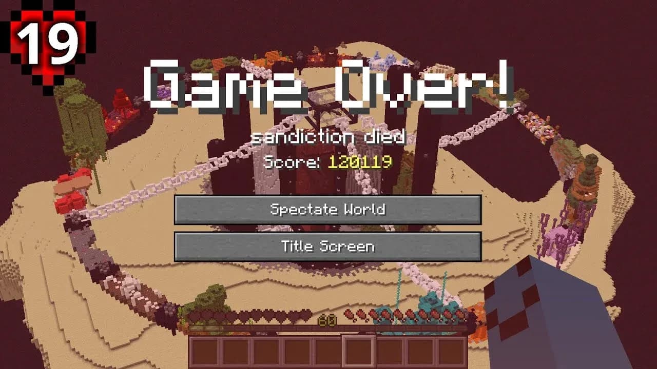 I Died in Hardcore Minecraft - YouTube